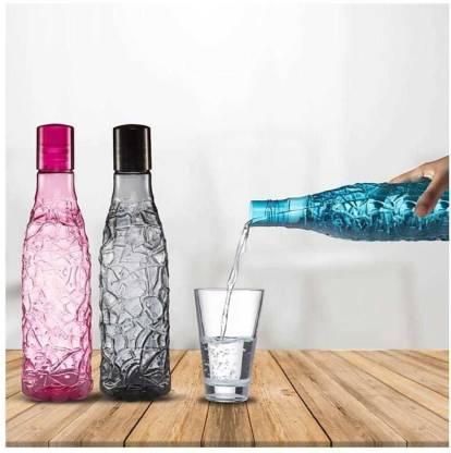 Bottles-Frekich New Create Design Plastic For Office Use, Kitchen Use, Water Bottle 1000 Ml Bottle (Pack of 3)