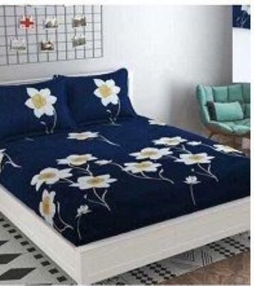 Double bedsheet set(with 2 pillow cases)
